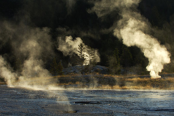 Geyser Hill bei Old Faithul
