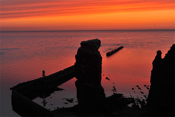 Sonnenuntergang an der 