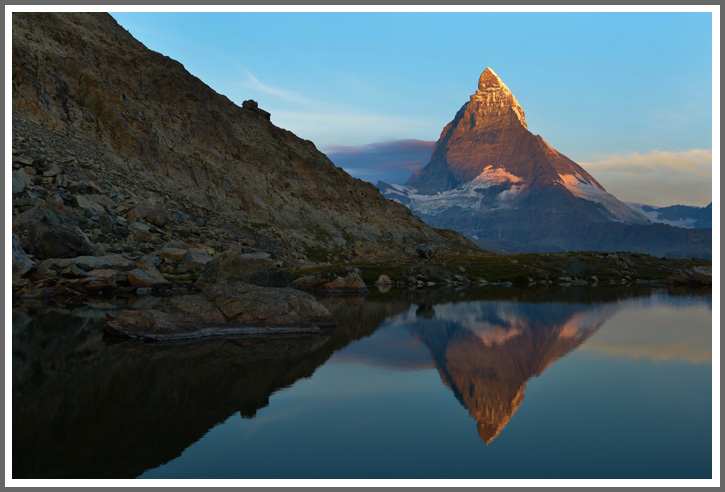 Sonnenaufgang am Matterhorn (4478m)