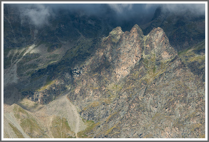 Felsformation am Monte Roletta